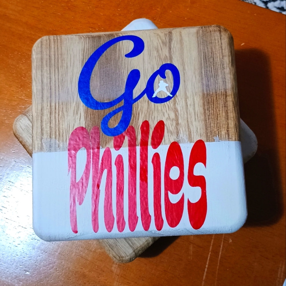 Sports Wood Coasters Decor set of 2